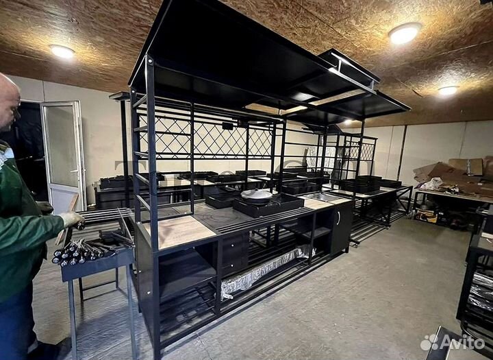 Мангальный комплекс из металла