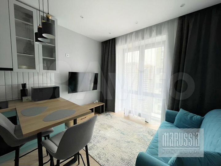 2-к. апартаменты, 45 м², 25/30 эт.