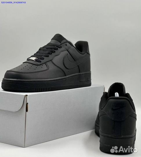 Кроссовки Nike Air Force 1 Low Black (Арт.70009)