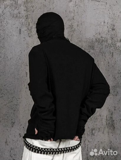 Лонгслив оверсайз с длинным рукавом Россия