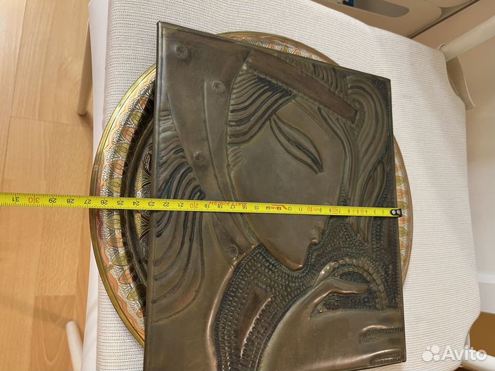 Панно медное чеканка