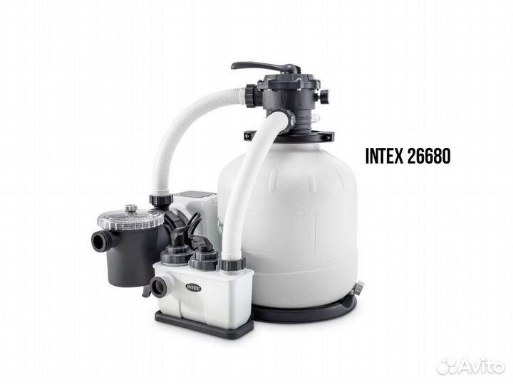 Песочный фильтр-хлорогенератор Intex 26680 8000 лч