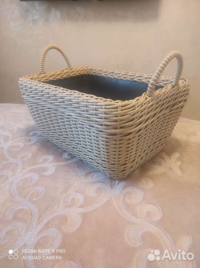 Дровница плетеная