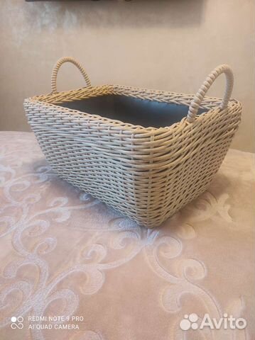 Дровница плетеная