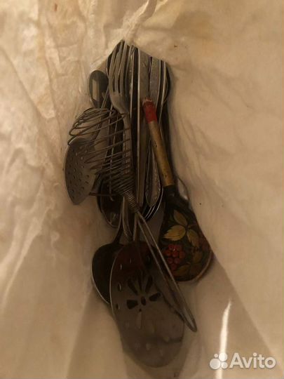 Столовые приборы, старинные, бу