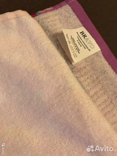 Новое детское махровое полотенце для рук «Совы»