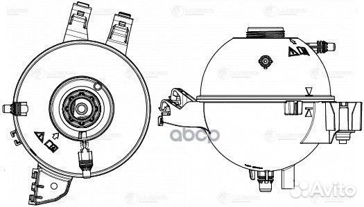 Бачок расширительный LET2609 luzar