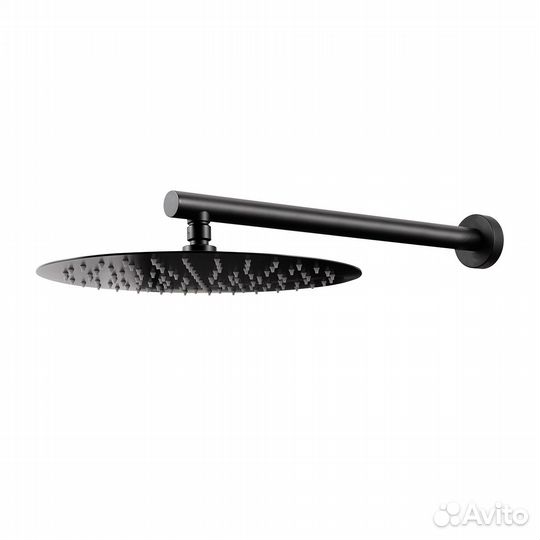 Душ. комплект встраив. круглый черный vsfw-4G01MB