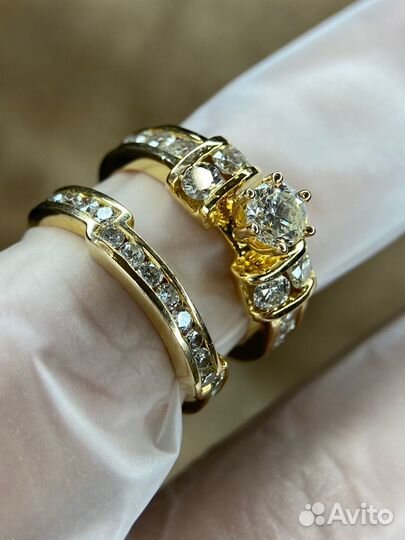 Обручальные кольца с бриллиантами 585 р.16