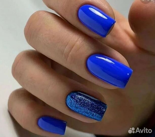 Комби маникюр+ гель лак, мужской маникюр