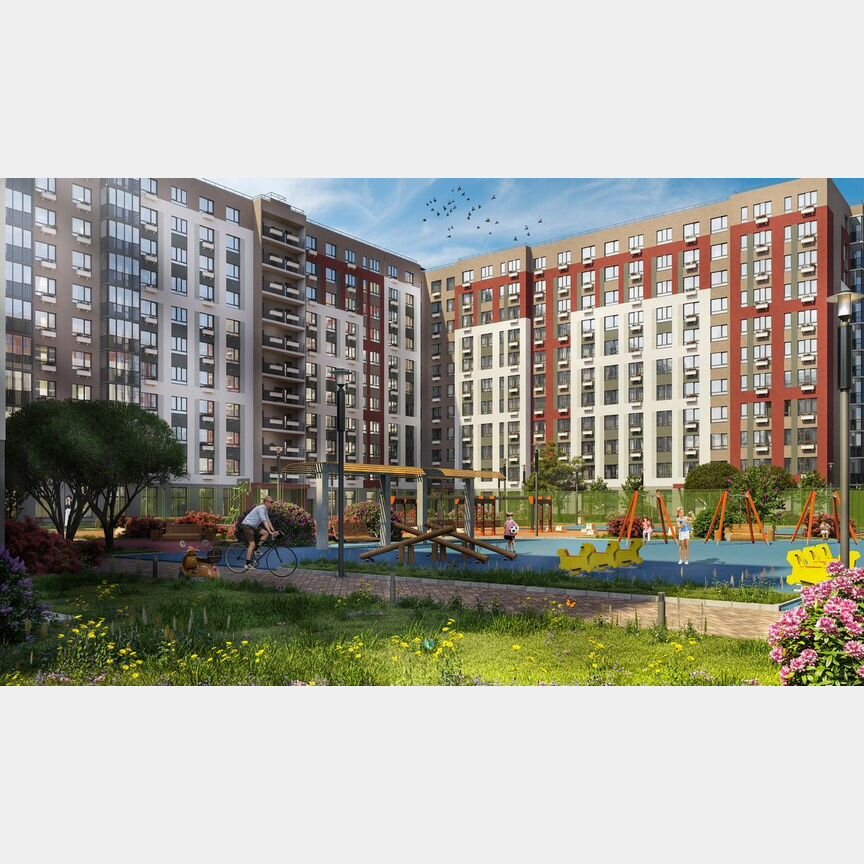 1-к. квартира, 51,6 м², 6/10 эт.