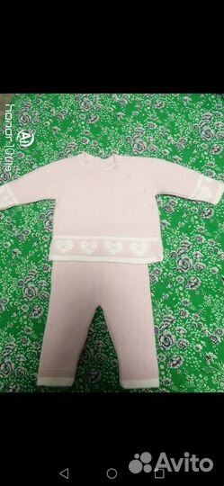 Вязаный костюм детский