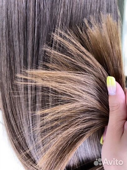 Кератиновое выпрямление волос