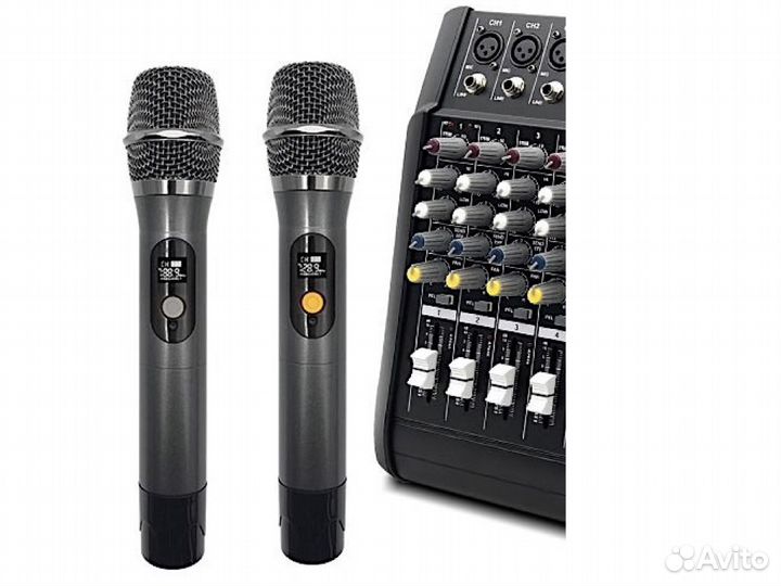 Активный микшерный пульт, Караоке микрофоны