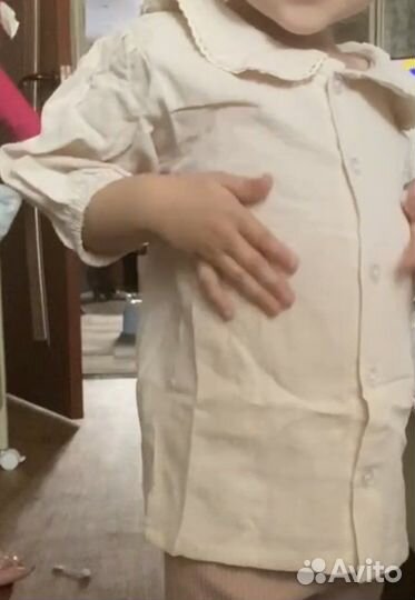 Рубашка на девочку 86