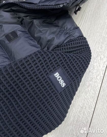 Пуховик мужской оригинальный boss 2025