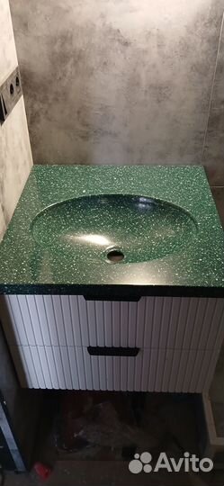 Столешница в ванную из акрила от производителя