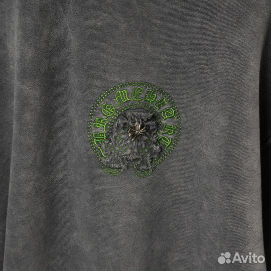 Свитшот Chrome Hearts серый