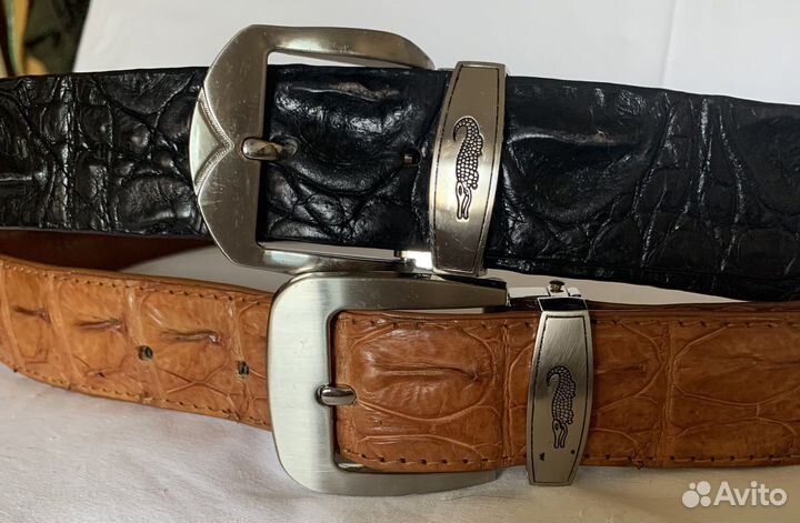 Ремень из натуральной кожи крокодила Тайланд