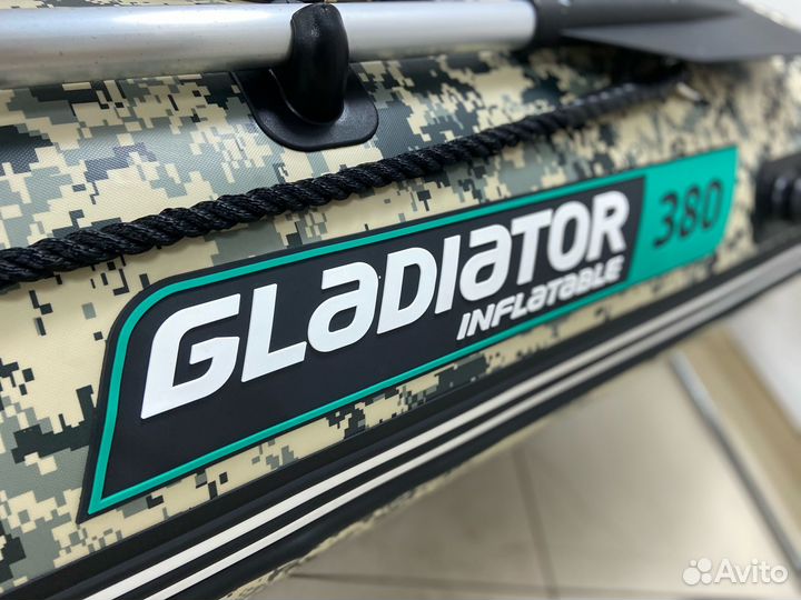 Лодка пвх Gladiator E380Pro / Гладиатор 380 Про