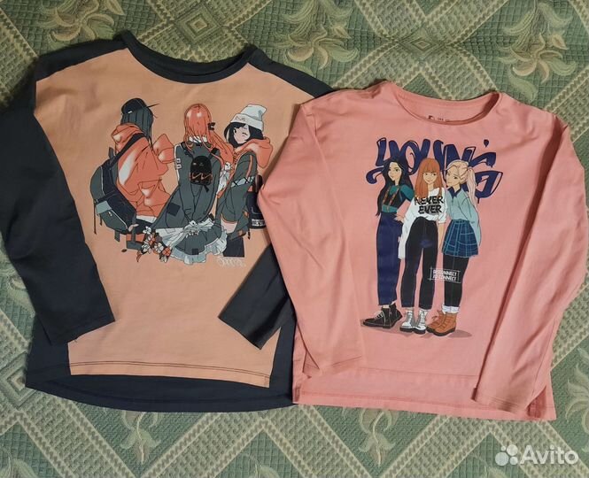 Пакет одежды двойняшкам на 8-10лет