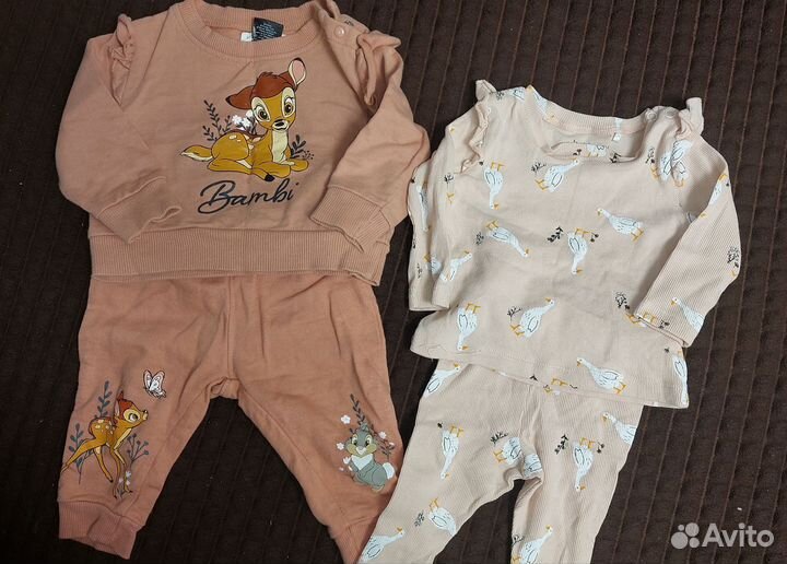 Одежда пакетом для девочки 0-3 мес