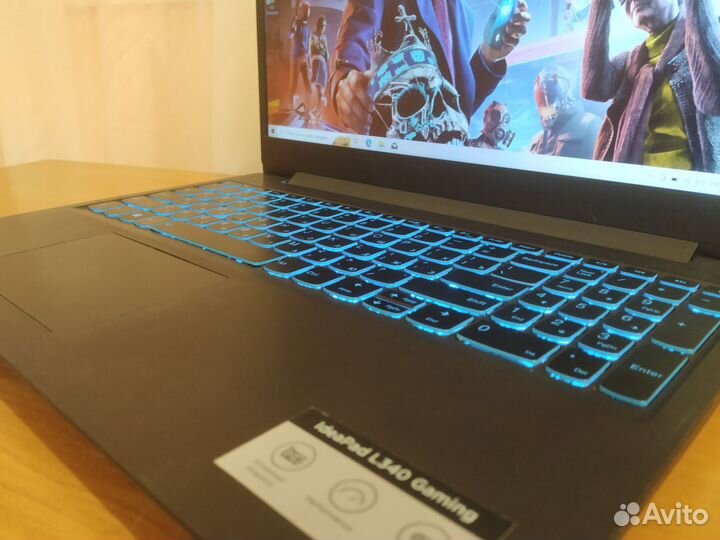 Игровой ноутбук Lenovo gaming на gtx1650