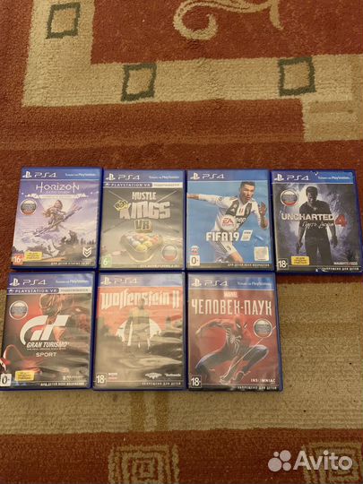 Игры для приставок ps4 бу,в отличном состоянии
