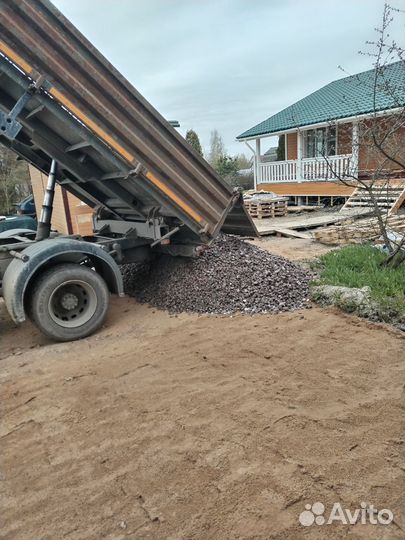 Песок отсев грунт щебень доставка