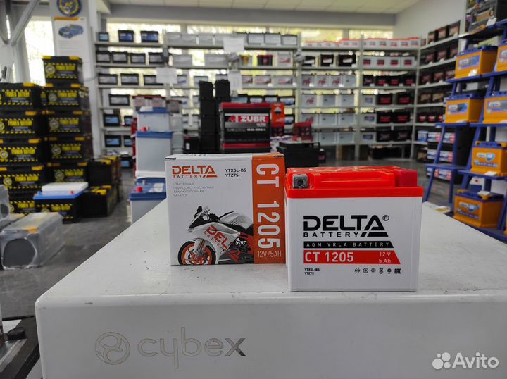 Аккумулятор 5Ач AGM Delta CT1205 YTX5L-BS YTZ7S