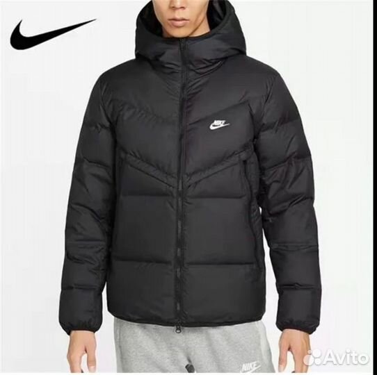 Пуховик зимний мужской nike