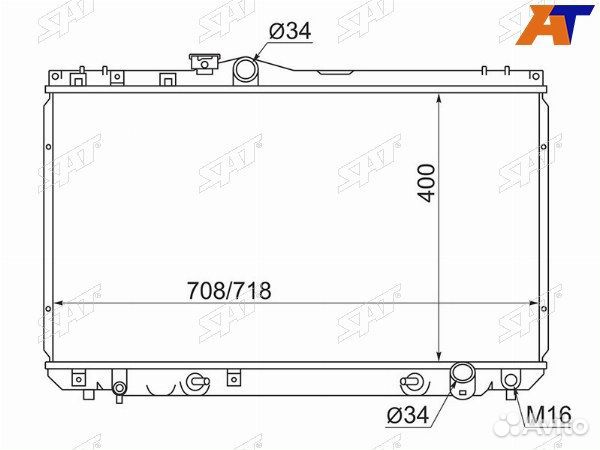 Радиатор toyota, toyota chaser, toyota chaser ZX9 92-96, toyota cresta, toyota cresta X9 92-96, toyo