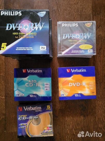 Болванки philips DVD-RW, Verbatim CD-RW,CD-R,DVD-R