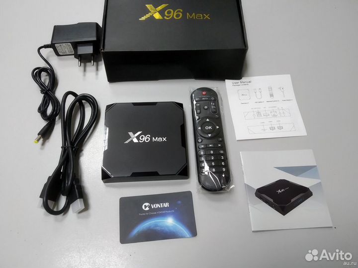 Smart TV Box X96 max 4/32+ новая С гарантией