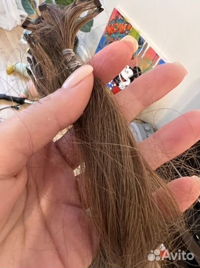 Волосы для наращивания детский срез
