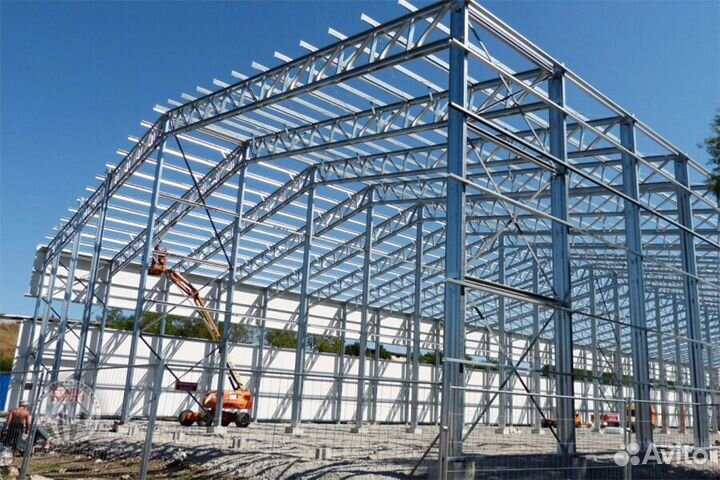 Ангар с монтажом любого размера