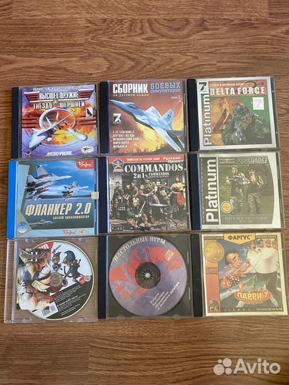 Компьютерные игры на дисках dvd cd