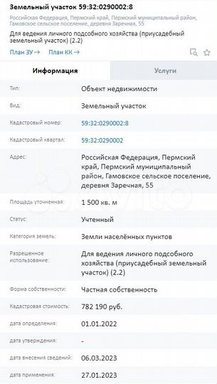 Участок 15 сот. (ИЖС)