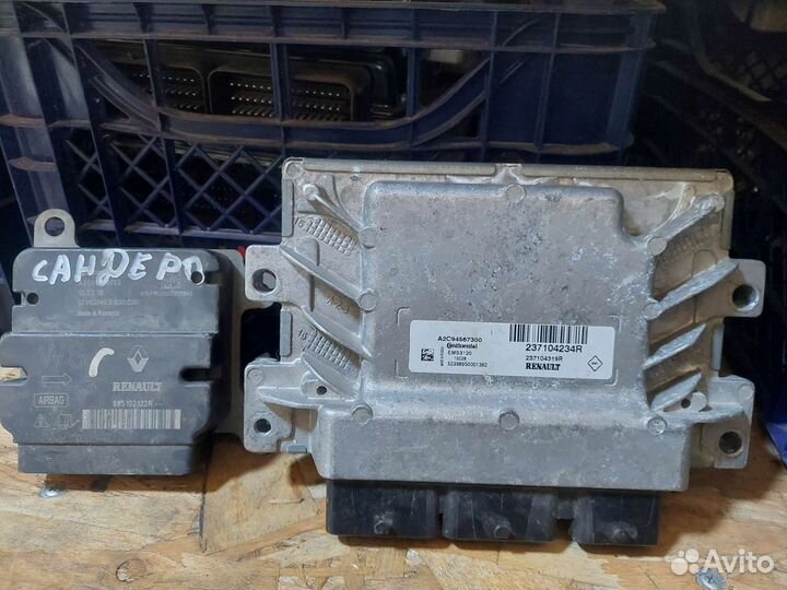 Блок эбу двигателя логан сандеро