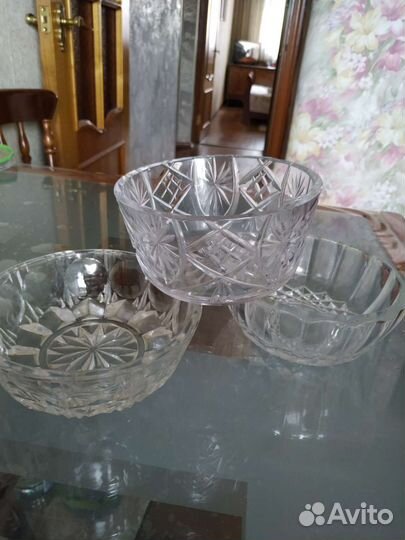Салатники под хрусталь