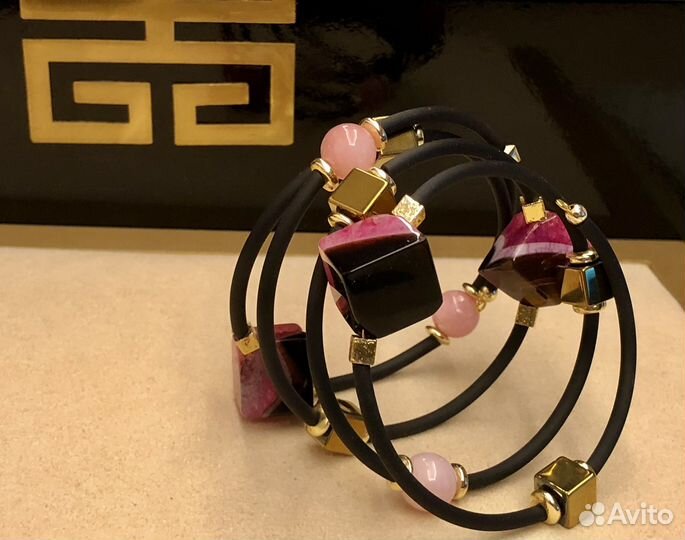 Обалденный браслет с шикарным пейзажным агатом