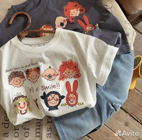 Футболка для мальчика и девочки 92,98, 104