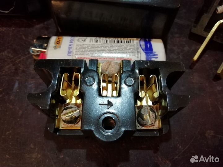 Силовая розетка + вилка СССР 40/25А 220/380В новая