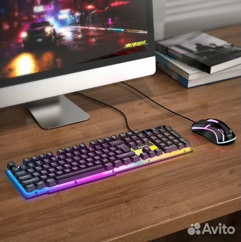 Игровая клавиатура и мышь с подсветкой