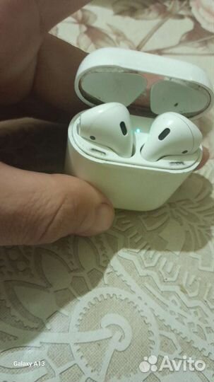 Беспроводные наушники apple airpods оригинал