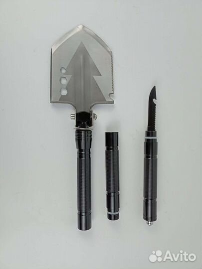 Лопата складная туристическая - набор 9в1