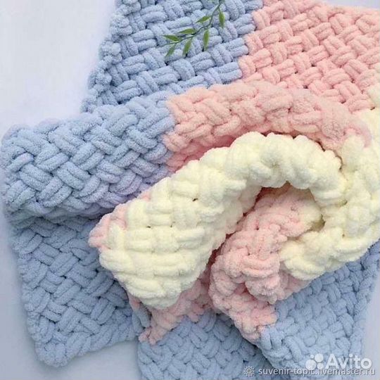 Плед детский мягкий плюшевый одеяло новорожденному