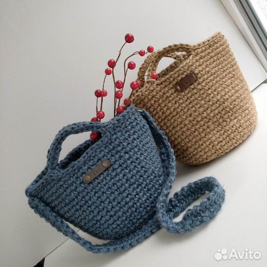 Сумка женская вязаная