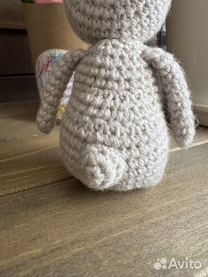 Вязаный зайчик