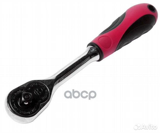 Трещотка 1/4 36-зубцовая с резиновой рукояткой